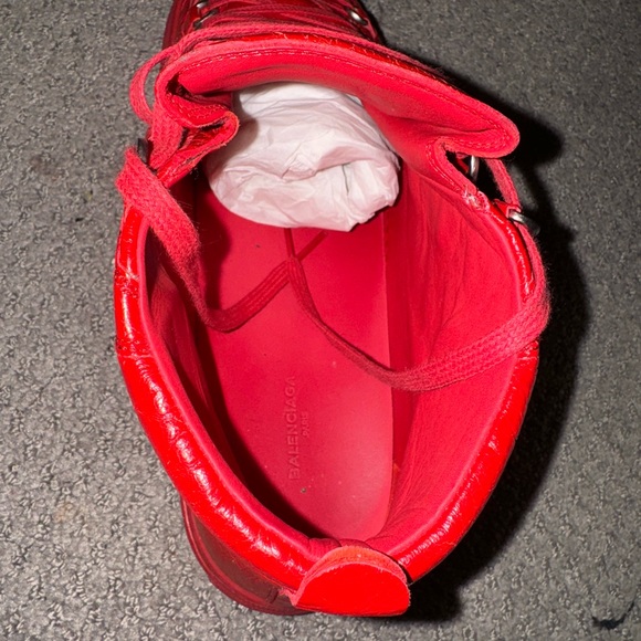 authentic balenciaga red good condition size 10 USA fit like a 10.5/11 - Picture 7 of 10